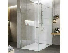 Dveře sprchové + boční stěna Mereo Novea CK12813ZL 800×900 mm levé chrom/čiré sklo