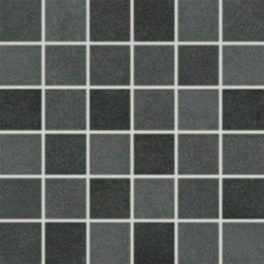 Mozaika Rako Extra 5×5 cm (set 30×30 cm) černá DDM06725