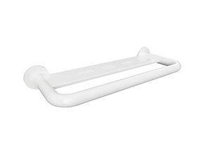 Madlo s poličkou Bemeta Help 500 mm s krytkou bílá