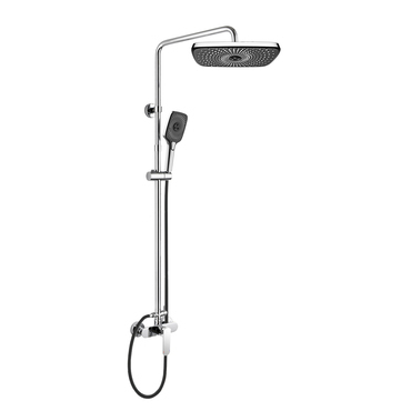 Systém sprchový Mereo Mada CBE60104SGM 150 mm chrom/černá