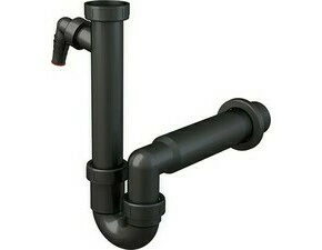 Sifon dřezový trubkový Alca A81-DN50-ECO s přípojkou a převlečnou maticí 6/4"