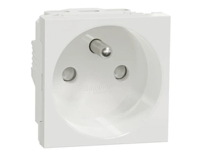 Zásuvka 230 V jednonásobná Schneider Electric Unica Nová bílá
