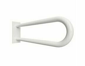 Madlo podpěrné ve tvaru U Bemeta Help 600 mm s krytkou bílá