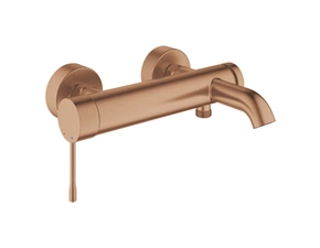 Baterie vanová nástěnná Grohe Essence 150 mm, kartáčovaný Warm Sunset s přepínačem 25250DL1