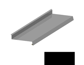 Oplechování římsy RS250S SP 25 RAL 9005 černá