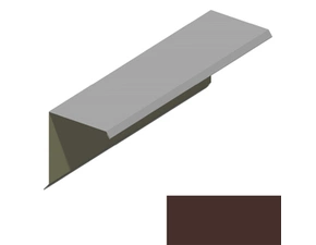 Ukončení pultové střechy RS312S-75 PU 50 MAX MM020 hnědá