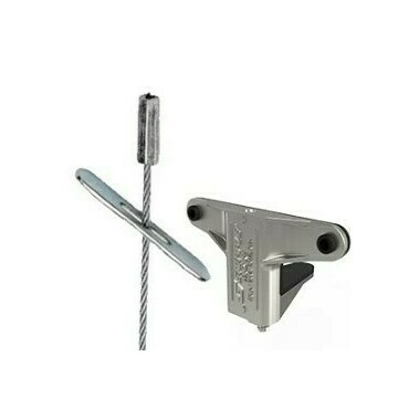 Závěs spodní rohový Gripple Duct Trapeze 2 průchozí kotva 10 m