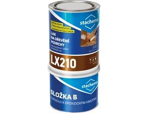 Lak na dřevěné povrchy Stachema LX210 lesk set 0,75 l