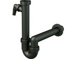 Sifon dřezový trubkový Alca A81-DN40-ECO s přípojkou a převlečnou maticí 6/4"