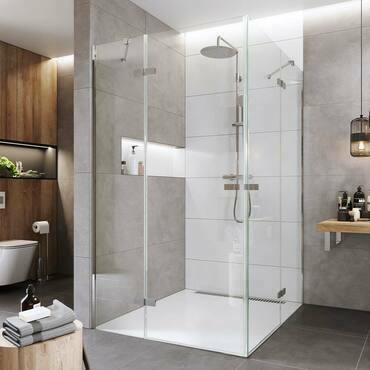 Kout sprchový Mereo Novea CK10114ZVR 800×800 mm chrom/čiré sklo