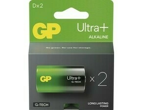 Baterie GP Ultra Plus Alkaline D 2 ks