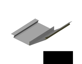 Úžlabí RS725V-135-30 SP 25 RAL 9005 černá