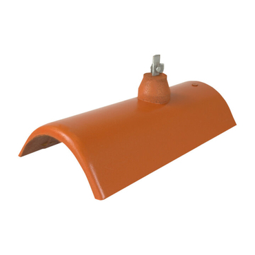 Hřebenáč hromosvodový Bramac Protector Plus s příchytkou cihlově červená