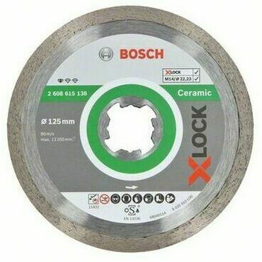 Kotouč DIA Bosch Standard for Ceramic X-L 125×22,23×1,6×7 mm