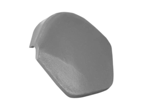 Uzávěra hřebene Bramac Star s vrutem zinkově šedá