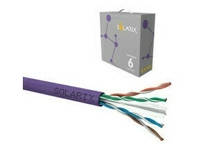 Kabel instalační Solarix CAT6 UTP nestíněný LSOH 100 m