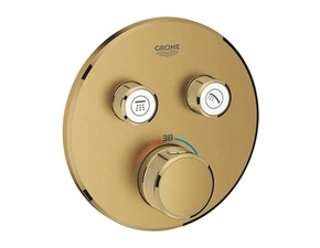 Baterie podomítková termostatická Grohe Grohtherm SmartControl 2-cestná kartáčovaný Cool Sunrise 29119GN0