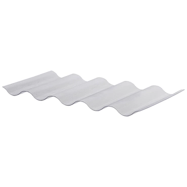Deska polykarbonátová vlnitá TOPLIGHT W 76/18 microprisma 2UV čirá 1,2×1 045×5 000 mm