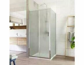 Dveře sprchové + boční stěna Mereo Lima CK86432K 1 000×1 000 mm chrom/Point