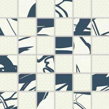 Mozaika Rako Lint 5×5 cm (set 30×30 cm) modrá WDM05676