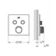 Díl nadomítkový Grohe Grohtherm SmartControl s 2 ventily měsíční bílá/chrom 29156LS0