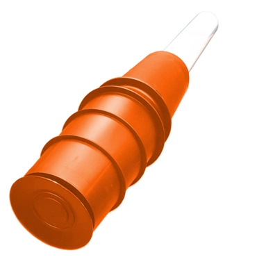 Komínek koaxiální DN 80/125 červený
