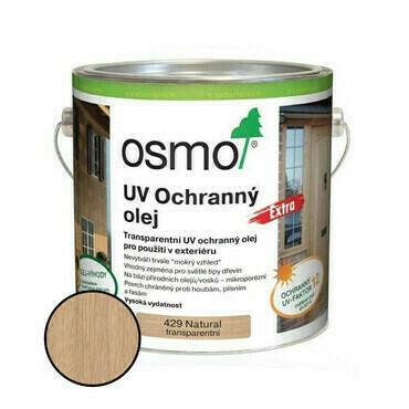 Olej UV ochranný Osmo 429 extra natural, 2,5 l