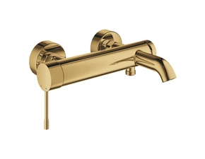 Baterie vanová nástěnná Grohe Essence 150 mm, Cool Sunrise s přepínačem 25250GL1