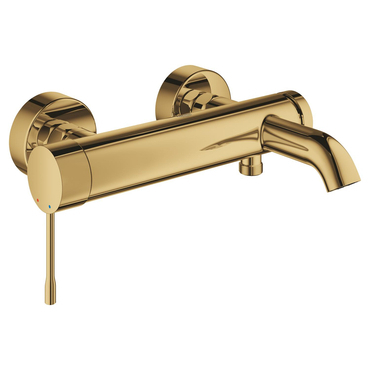 Baterie vanová nástěnná Grohe Essence 150 mm Cool Sunrise s přepínačem 33624GL1
