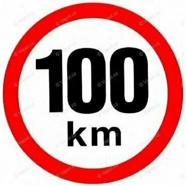 Samolepka reflexní Vapol 100 km/h