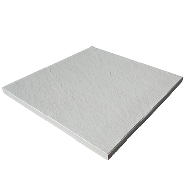 Dlažba betonová Presbeton PALERMO LITE reliéfní kartáčovaná bílá 600×600×30 mm