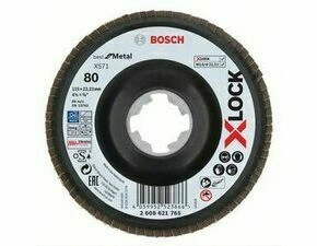 Kotouč lamel. Bosch X571 Best for Metal X-LOCK PL 115 mm 80