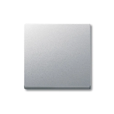 Kryt spínač jednoduchý Schneider Merten aluminium