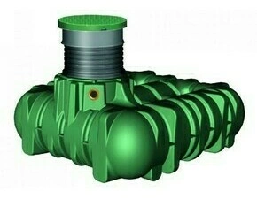 Nádrž podzemní plastová Graf Li-Lo 3 000 l včetně kopule a poklopu x200051