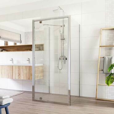 Dveře sprchové + boční stěna Mereo Lima CK86823K 900×900×900 mm chrom/čiré sklo