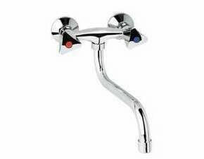 Baterie dřezová nástěnná Mereo Kasia CBS301A 100 mm chrom ramínko 200 mm