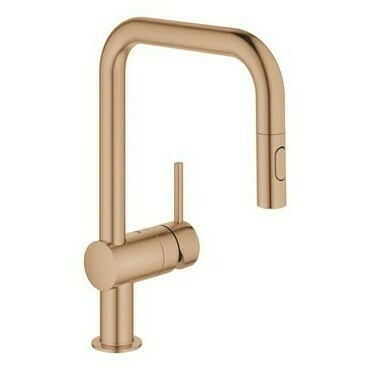 Baterie dřezová stojánková Grohe Minta kartáčovaný Warm Sunset 32322DL2