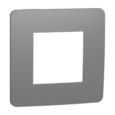 Rámeček Schneider Electric Unica Nová jednonásobná dark grey, bílá