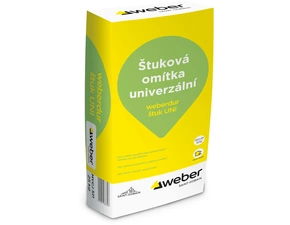 Omítka štuková weberdur štuk UNI 25 kg