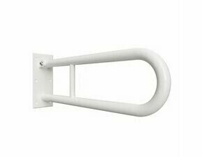 Úchyt sklopný ve tvaru U Bemeta Help 600 mm bez krytky bílá