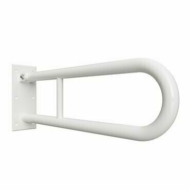 Úchyt sklopný ve tvaru U Bemeta Help 813 mm bez krytky bílá