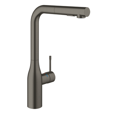 Baterie dřezová stojánková Grohe Essence kartáčovaný Hard Graphite 30504AL0