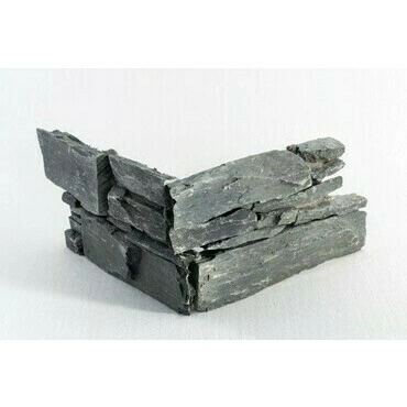 Obklad kamenný lepený DEKSTONE N 3003 Black Slate břidlice rohový hrubý