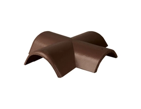 Hřebenáč rozdělovací X Bramac Protector Plus se dvěma příchytkami tmavohnědá