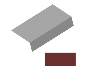 Okapový plech RS250S-135 SP 35 TEX 2R17A cihlově hnědá