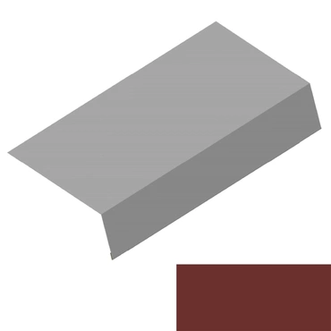 Okapový plech RS250S-135 SP 35 TEX 2R17A cihlově hnědá