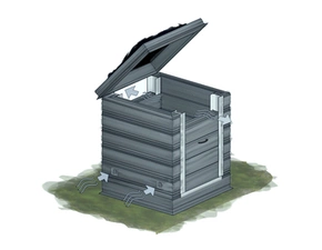 Kompostér KAROTEN výška 90 cm 100×100 cm