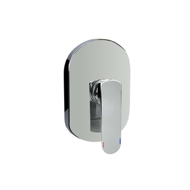 Baterie podomítková Mereo Mada CBQ60105MB bez přepínače chrom oválný kryt