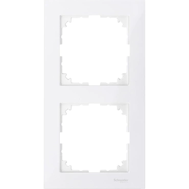 Rámeček Schneider Electric Merten M-Pure dvojnásobný polar