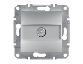 Zásuvka anténní koncová Schneider Electric Asfora TV aluminium